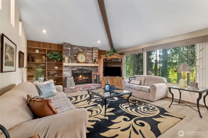 More window light in the family room.