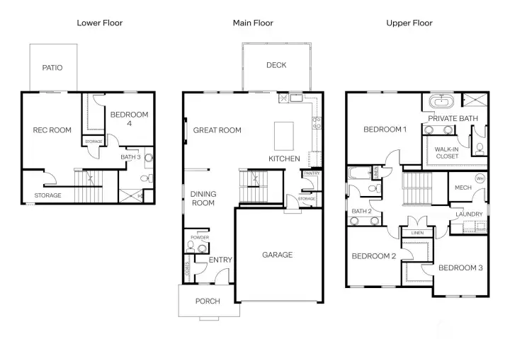 Actual Hemlock floorplan. Actual Hemlock floorplan.
