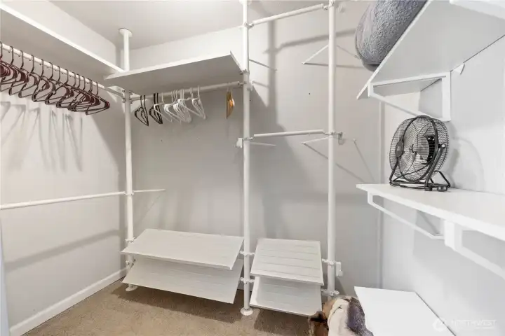 primary walk-in closet