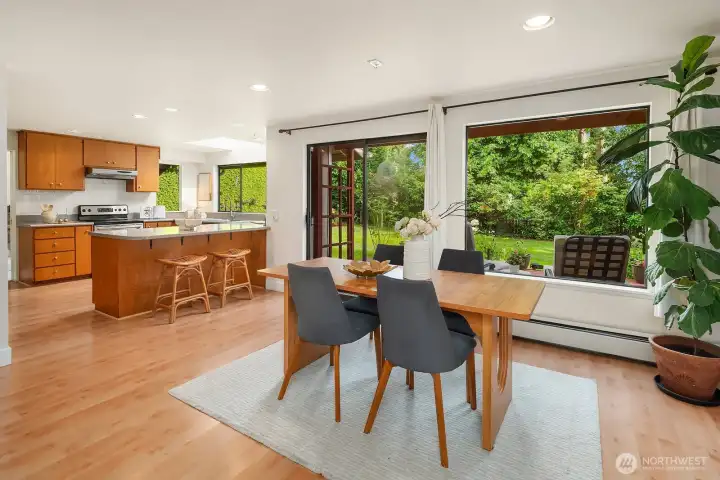 Open, airy layout is ideal for gathering & everyday living.