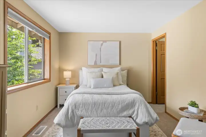 Second bedroom upstairs.