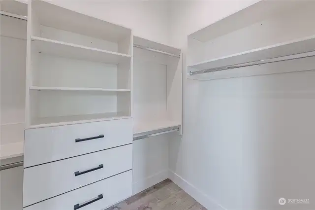 upper main suite walk in closet