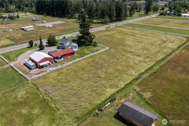 Hay field in August before 1st cutting.  Produces between 250-300 bales of good quality local hay