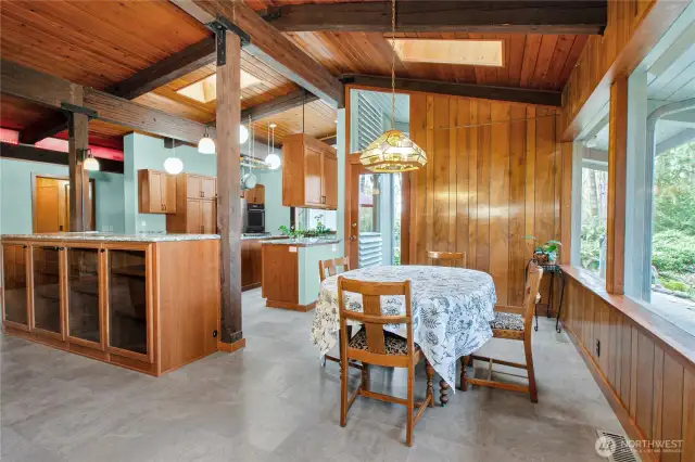 Vaulted ceiling throughout this open concept floor plan....