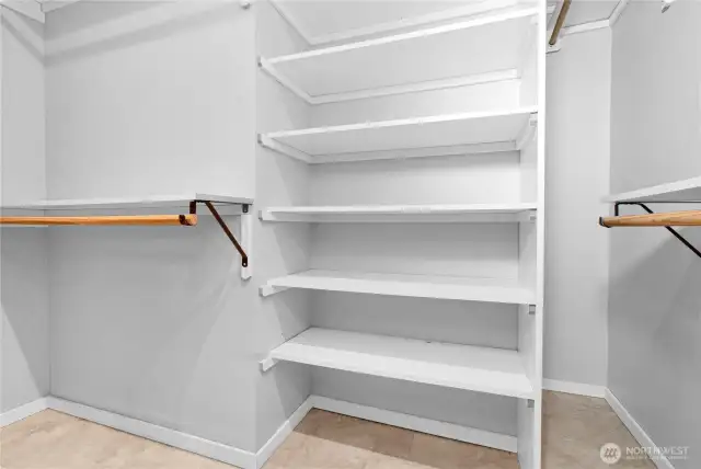 Primary closet....