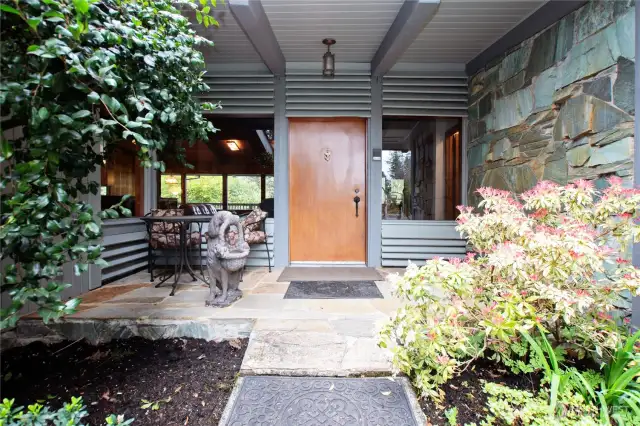 Welcoming covered front porch.