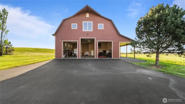 Gabrel Barn with doors open