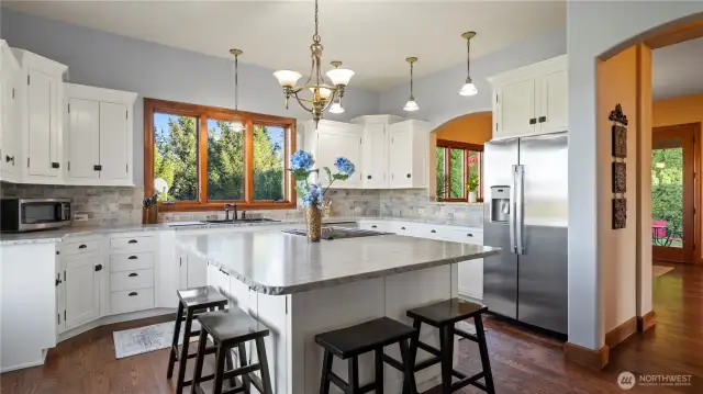 Gourmet kitchen