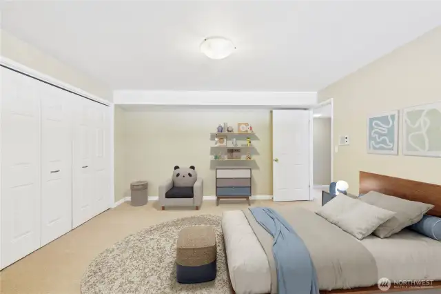 Lower level bedroom