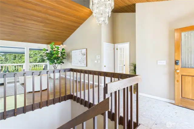 Spacious entry area