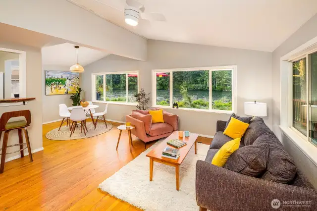 From cozy weekends to group getaways, this open-concept living space is designed for connection. Whether hosting guests or building your own STR portfolio, the River House’s light-filled layout, scenic sightlines, and warm finishes make it an unforgettable stay.
