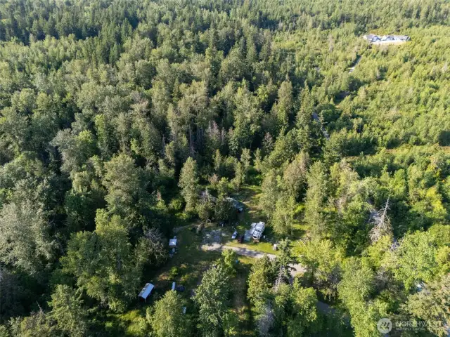 large lot with clearing