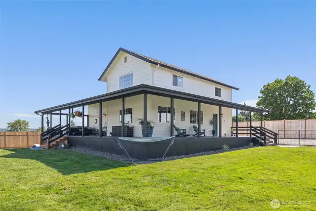 View of Wrap Around Porch.