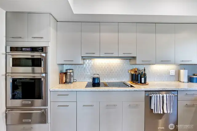 Newer appliances, cabinet fronts, countertops, floors.  Ready to enjoy.