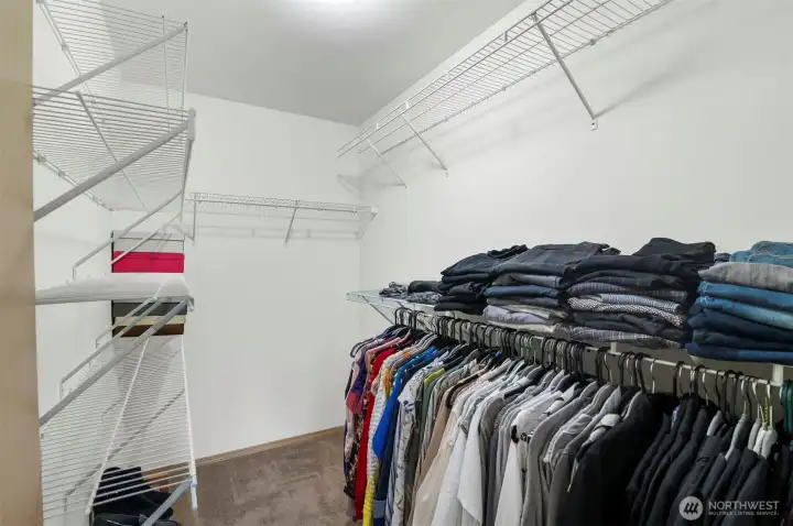 Primary Walk in Closet