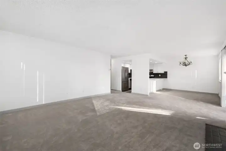 Clear views and open spaces that flow beautifully.