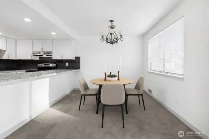 Virtual Staging. Imagined to welcome your guests for a comfortable evening.
