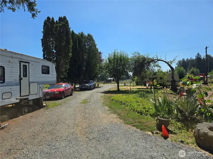 Gravel Road To Front of Property