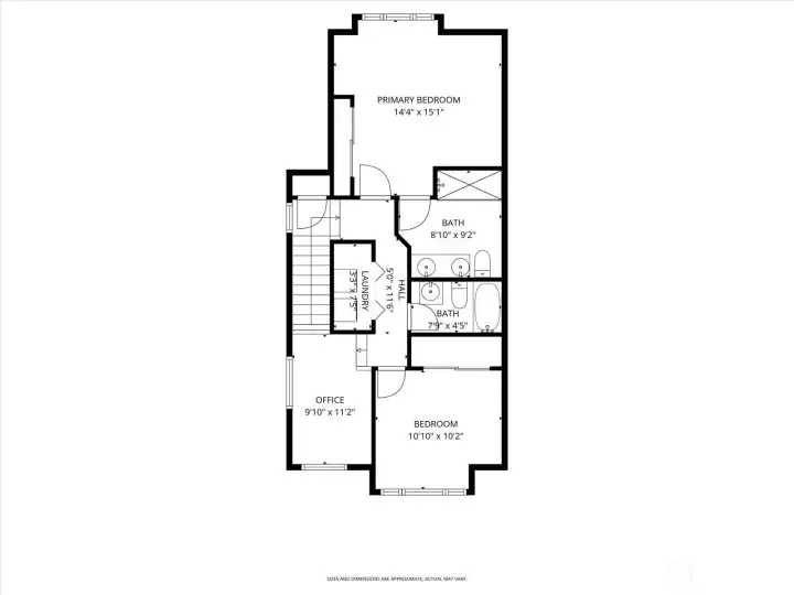 Upper-level floorplan