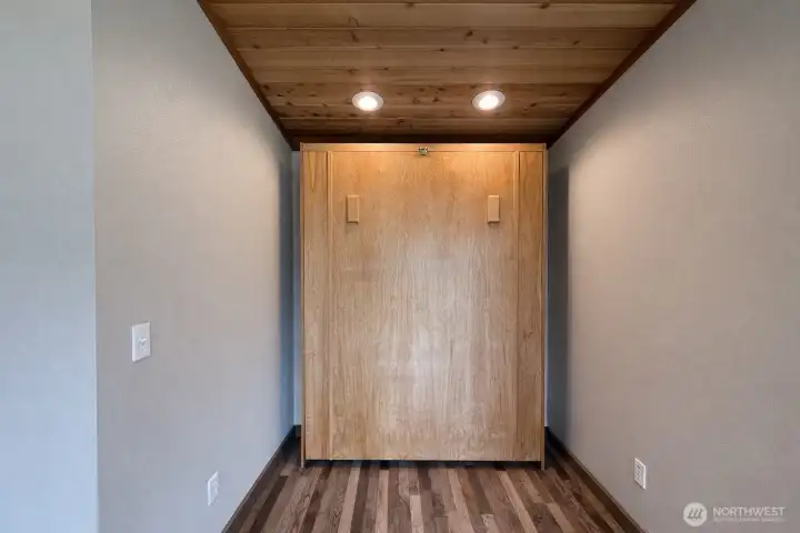 Murphy bed for those nights with extra guests Murphy bed for those nights with extra guests