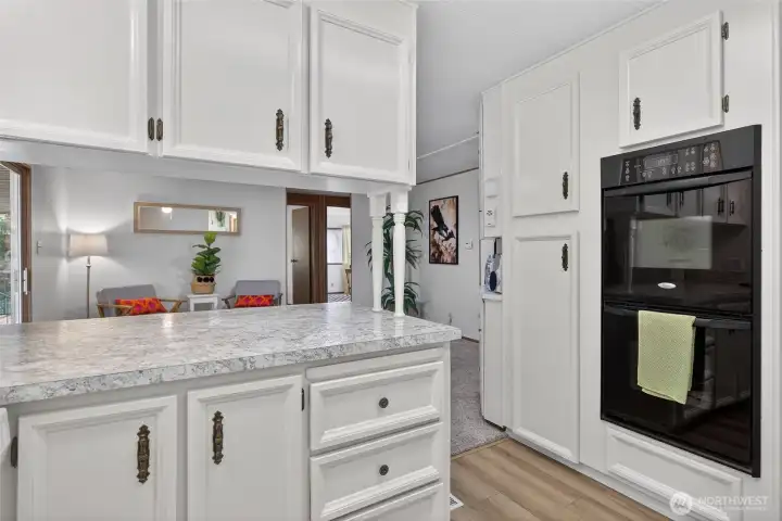 View into the family room.