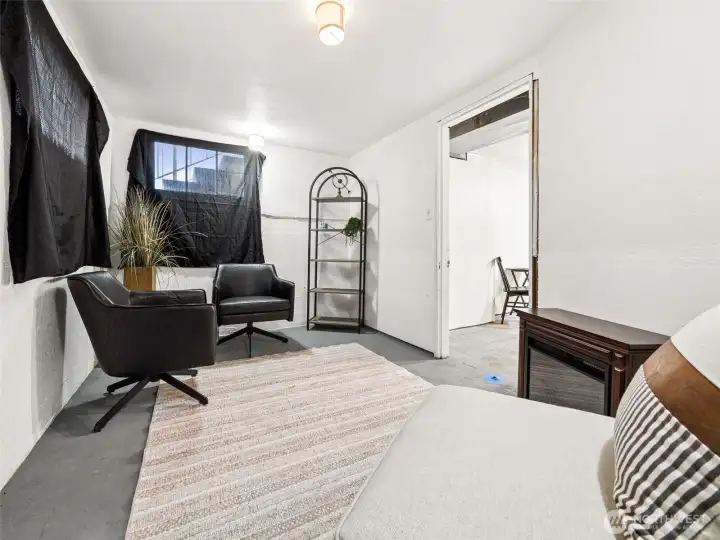 Lower level bedroom