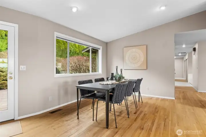 Formal dining area
