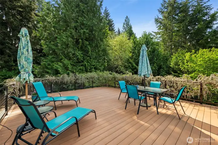 Roof top deck over the garage