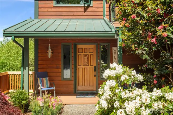 Front door to your oasis!