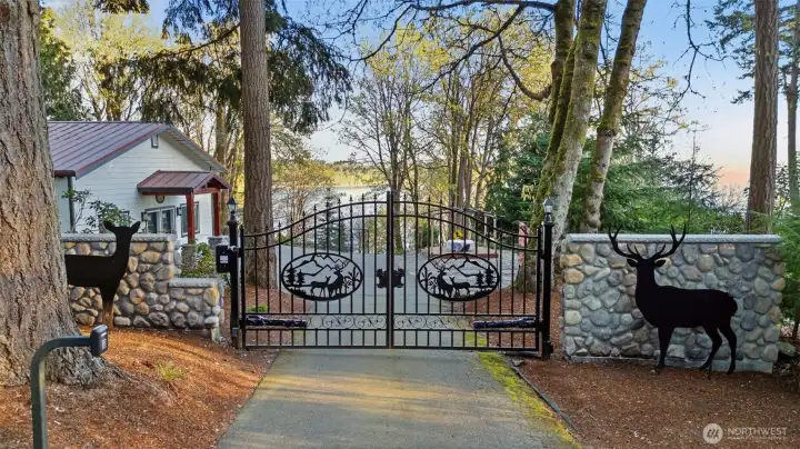 Secure, gated entry.