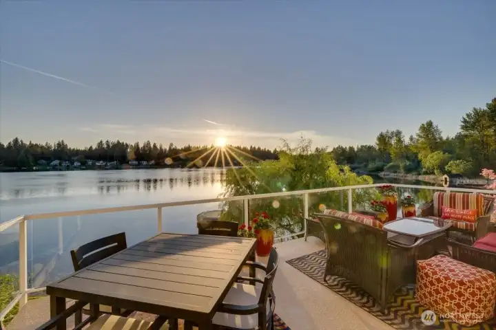 Deck off living room