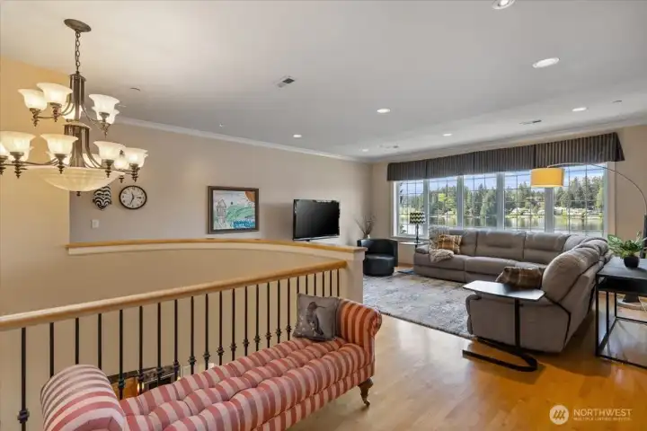 Upstairs family room