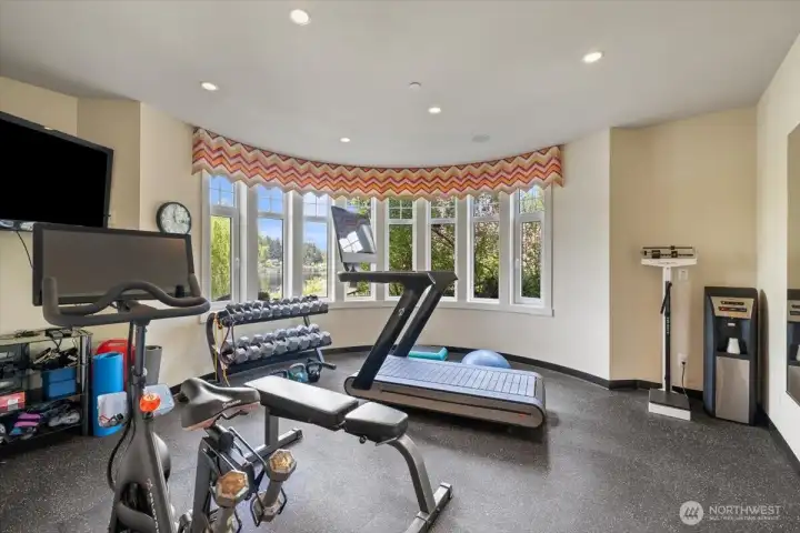 Workout room downstairs