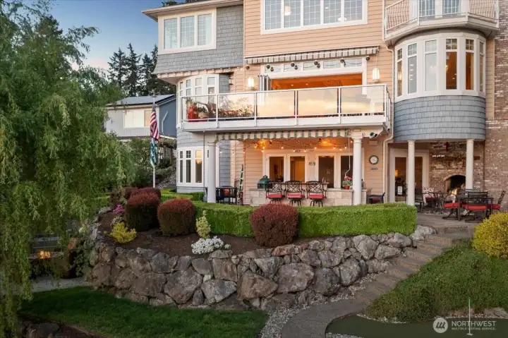 Back of home