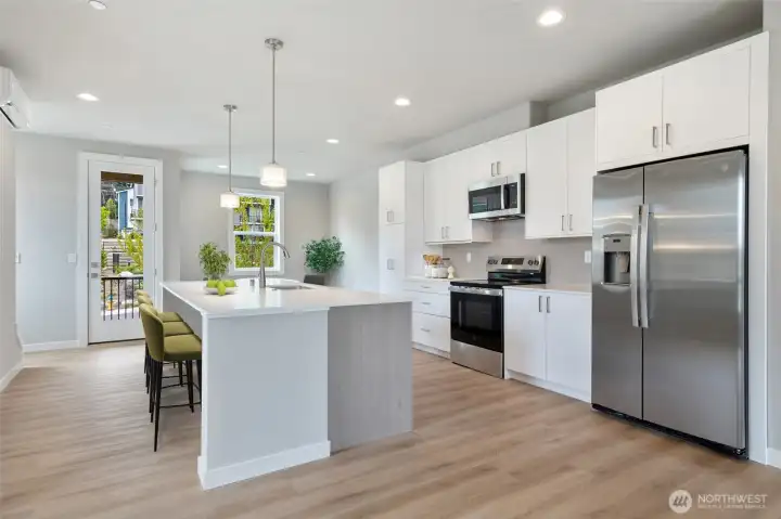Kitchen - Virtually Staged Kitchen - Virtually Staged