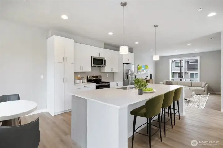Kitchen - Virtually Staged Kitchen - Virtually Staged