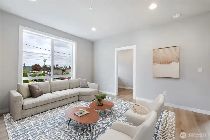 Living Room - Virtually Staged Living Room - Virtually Staged
