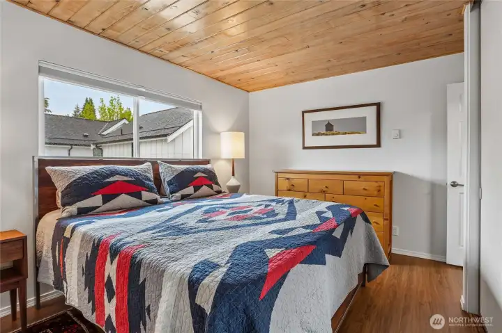 One of the two nice sized bedrooms. One of the two nice sized bedrooms.