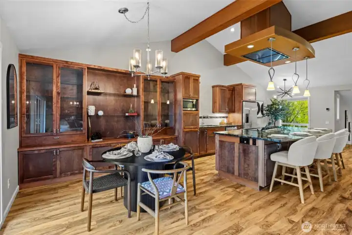 A generously sized dining space designed to fit a table of any size, where laughter echoes, intimate moments are shared, and memories are made. A generously sized dining space designed to fit a table of any size, where laughter echoes, intimate moments are shared, and memories are made.