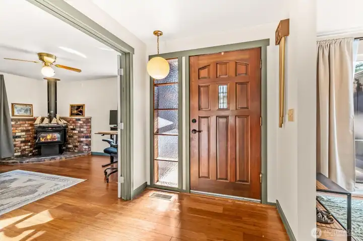 solid wood original front door