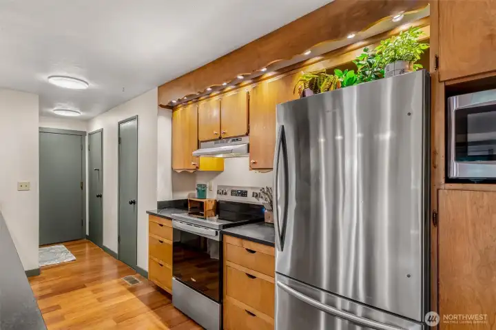 new stainless appliances