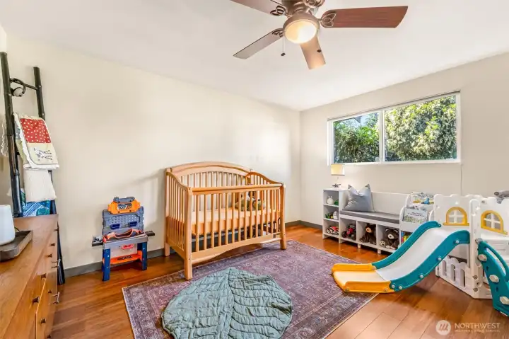 3rd bedroom with tons of light and storage