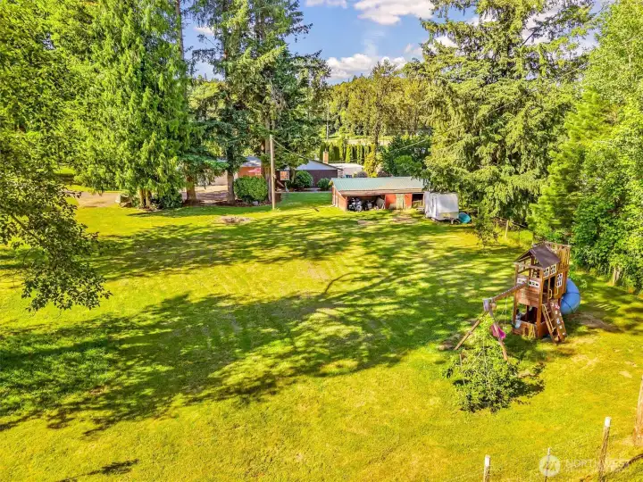 View of back side of property
