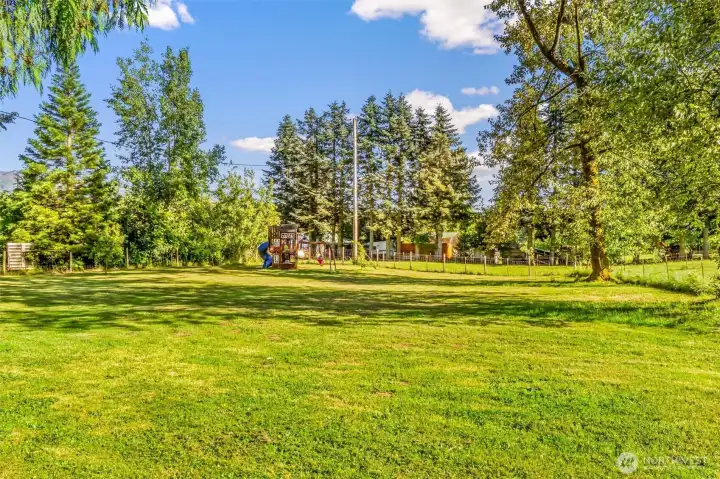 view of yard from the house