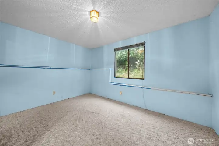 Larger of the two lower level bedrooms. Larger of the two lower level bedrooms.