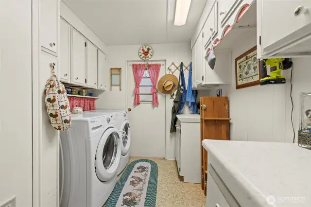Spacious utility room