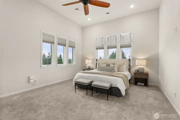 Primary Suite Spacious.