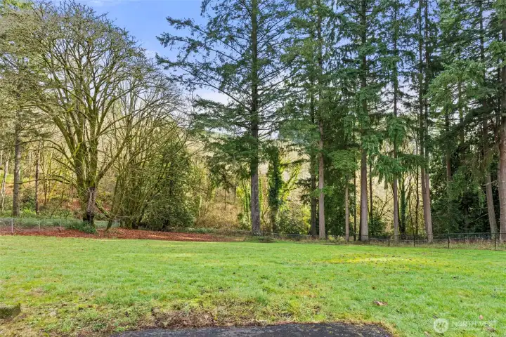 Territorial views on partially fenced land