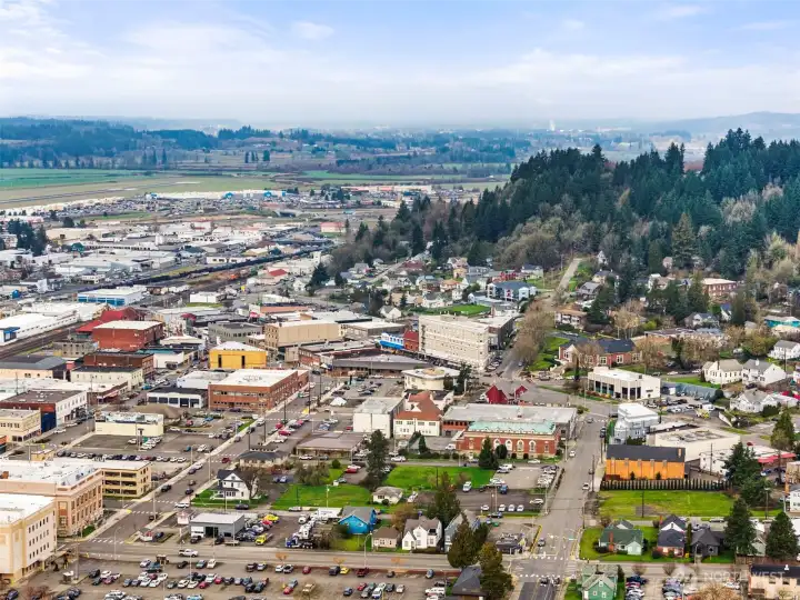 Close to downtown Chehalis.