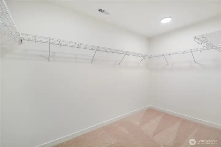 Primary closet